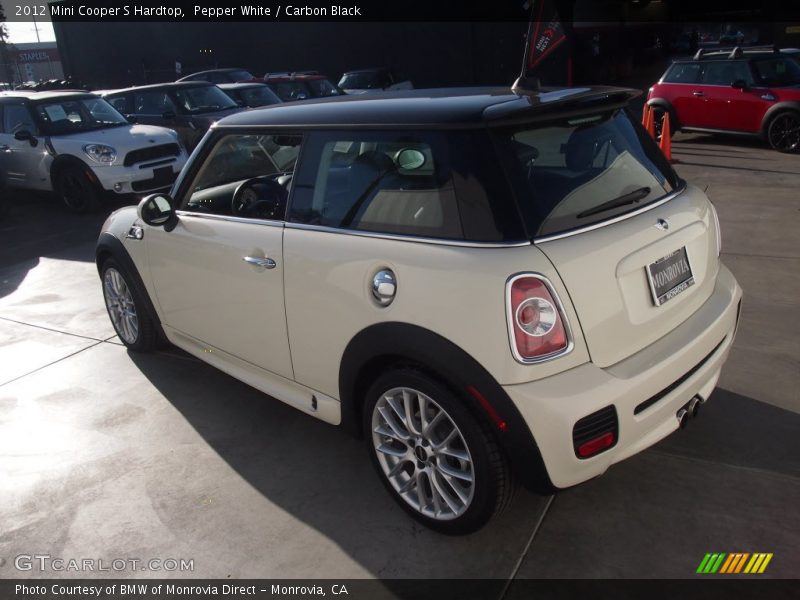 Pepper White / Carbon Black 2012 Mini Cooper S Hardtop