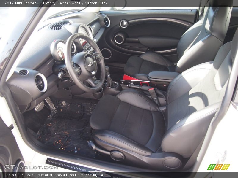 Pepper White / Carbon Black 2012 Mini Cooper S Hardtop