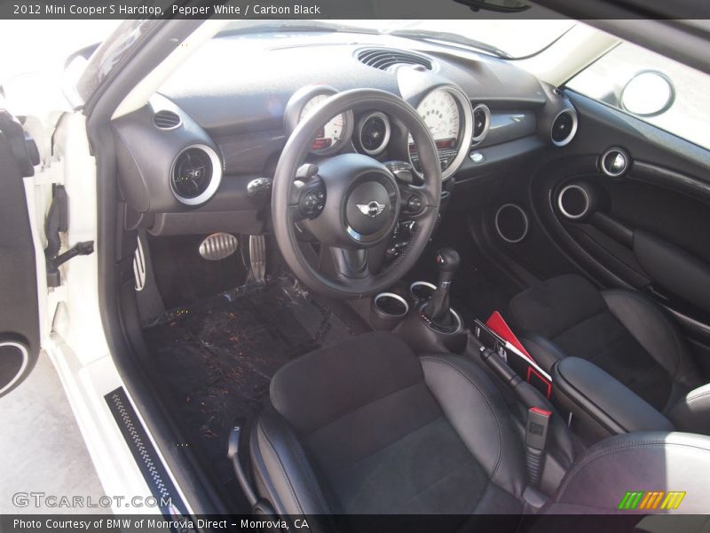 Pepper White / Carbon Black 2012 Mini Cooper S Hardtop