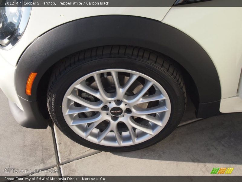 Pepper White / Carbon Black 2012 Mini Cooper S Hardtop