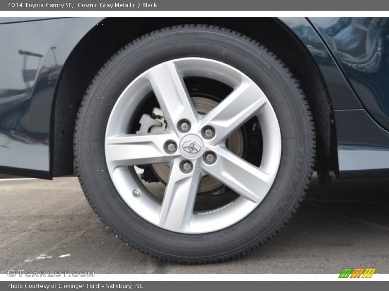 Cosmic Gray Metallic / Black 2014 Toyota Camry SE