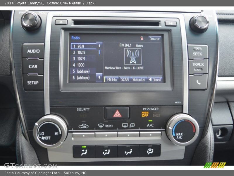 Cosmic Gray Metallic / Black 2014 Toyota Camry SE