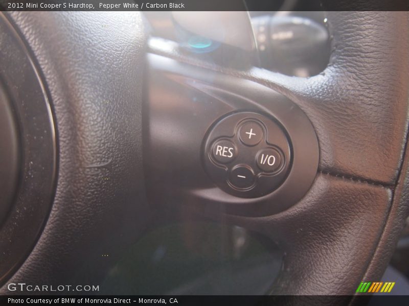 Pepper White / Carbon Black 2012 Mini Cooper S Hardtop