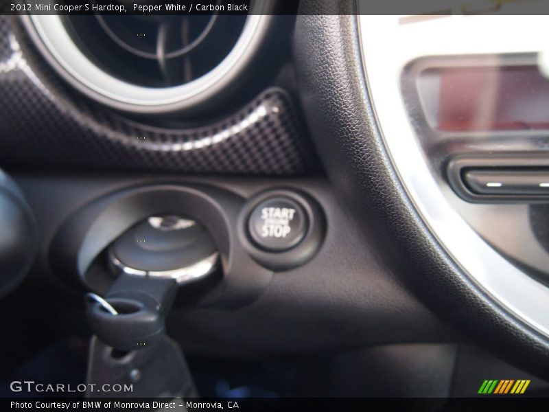 Pepper White / Carbon Black 2012 Mini Cooper S Hardtop