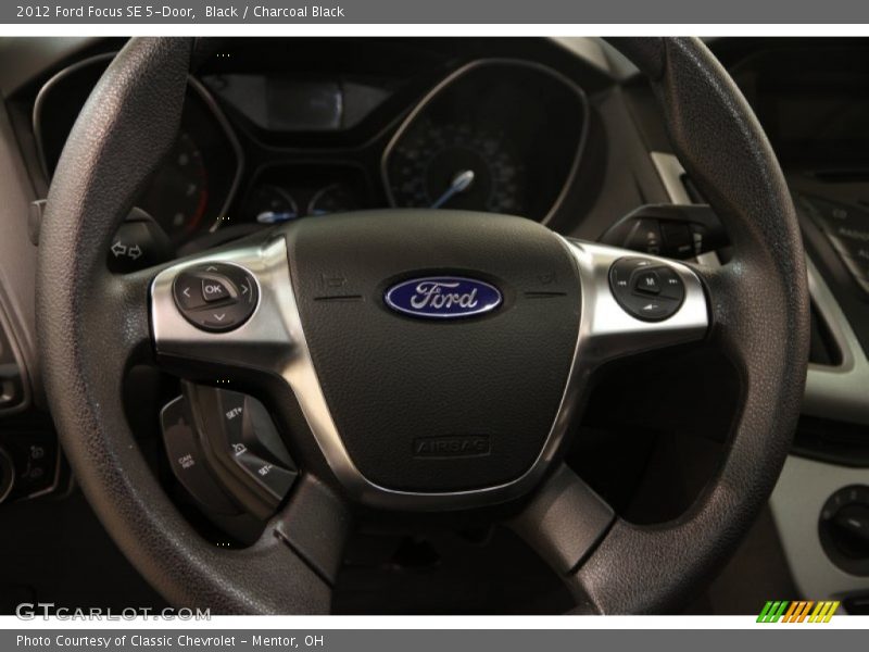 Black / Charcoal Black 2012 Ford Focus SE 5-Door