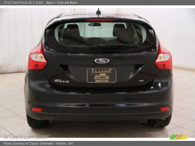 Black / Charcoal Black 2012 Ford Focus SE 5-Door