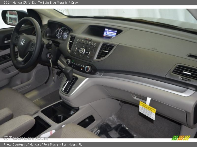 Twilight Blue Metallic / Gray 2014 Honda CR-V EX