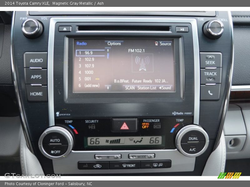 Magnetic Gray Metallic / Ash 2014 Toyota Camry XLE