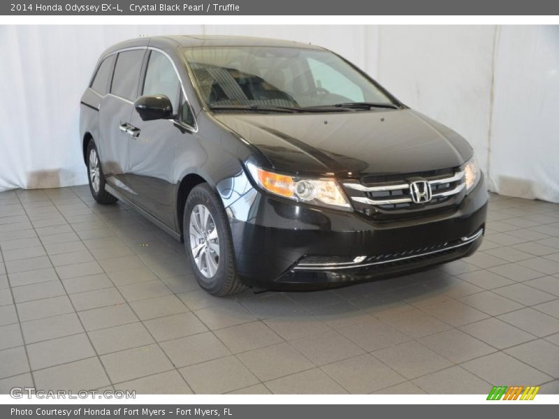 Crystal Black Pearl / Truffle 2014 Honda Odyssey EX-L