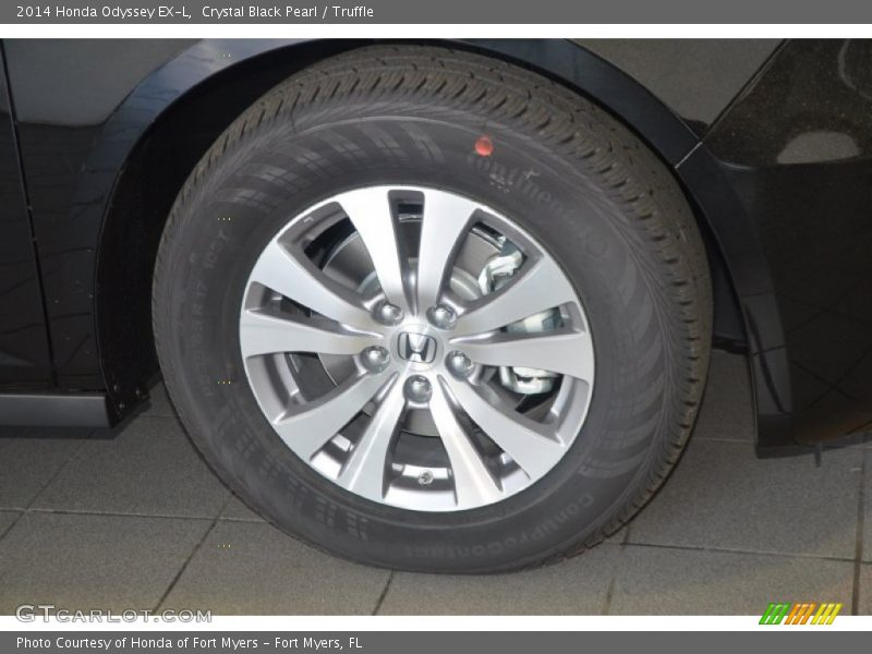 Crystal Black Pearl / Truffle 2014 Honda Odyssey EX-L