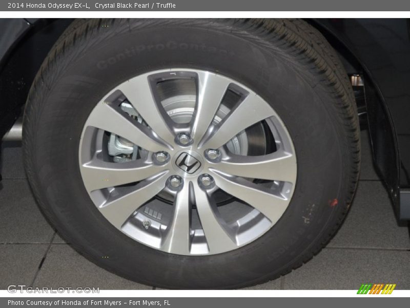 Crystal Black Pearl / Truffle 2014 Honda Odyssey EX-L