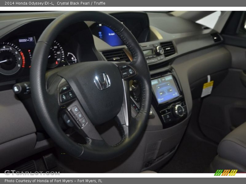 Crystal Black Pearl / Truffle 2014 Honda Odyssey EX-L