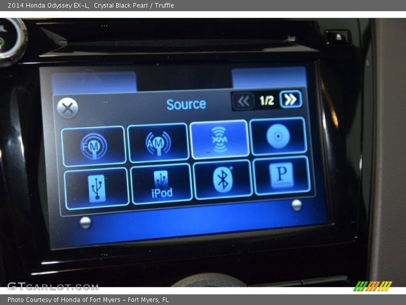 Crystal Black Pearl / Truffle 2014 Honda Odyssey EX-L