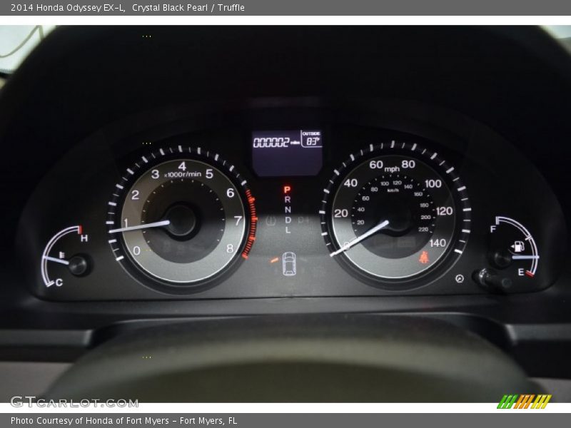 Crystal Black Pearl / Truffle 2014 Honda Odyssey EX-L