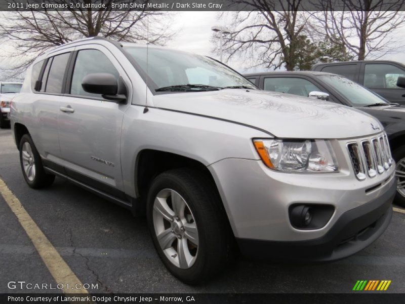 Bright Silver Metallic / Dark Slate Gray 2011 Jeep Compass 2.0 Latitude