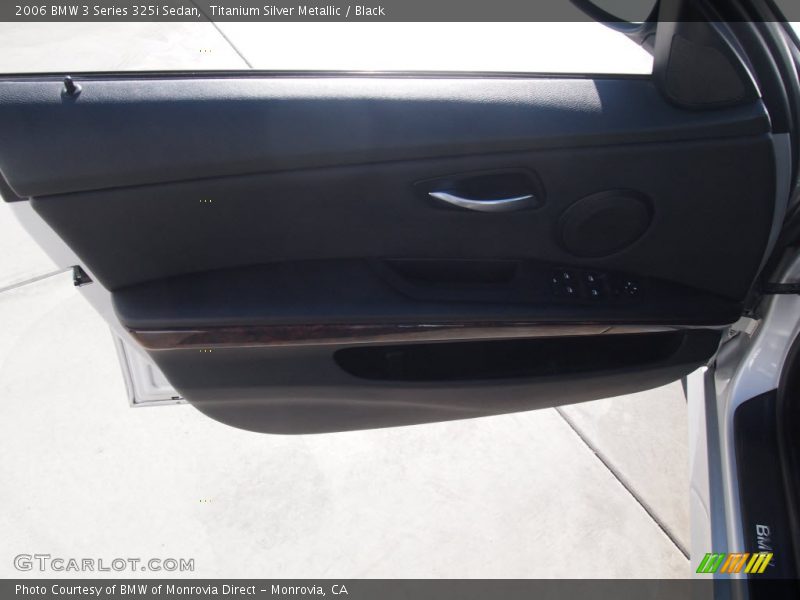 Titanium Silver Metallic / Black 2006 BMW 3 Series 325i Sedan