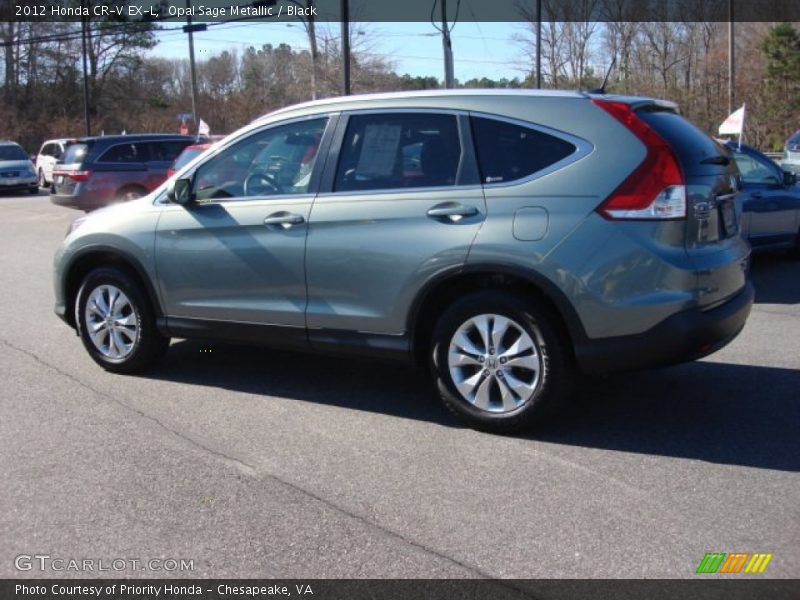 Opal Sage Metallic / Black 2012 Honda CR-V EX-L