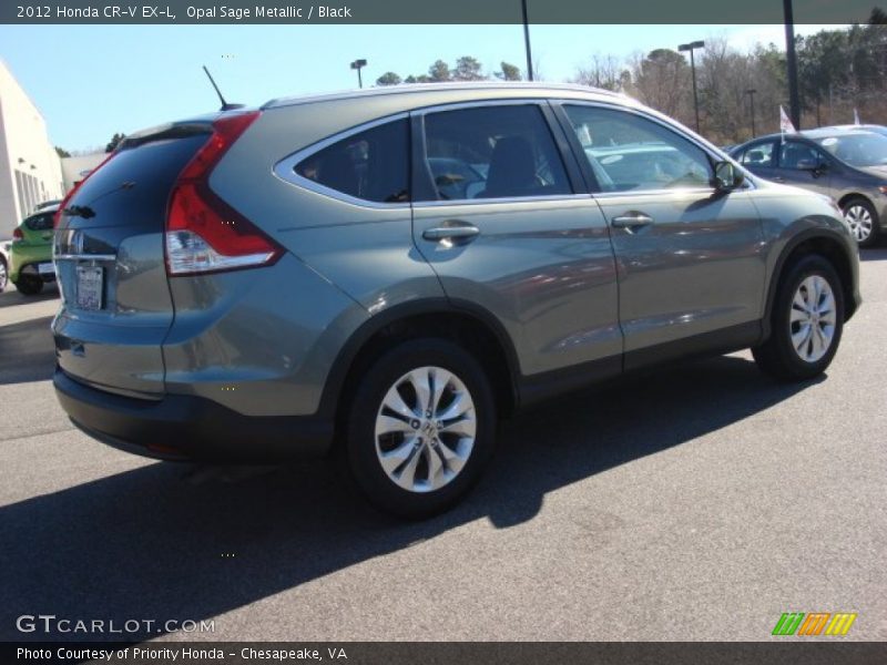 Opal Sage Metallic / Black 2012 Honda CR-V EX-L