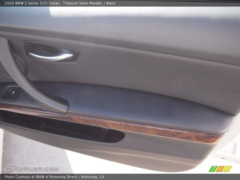 Titanium Silver Metallic / Black 2006 BMW 3 Series 325i Sedan