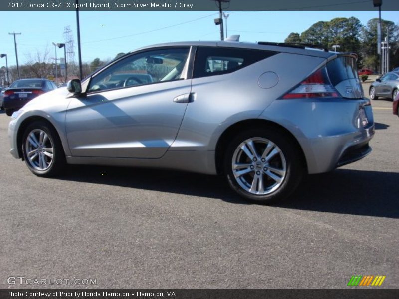 Storm Silver Metallic / Gray 2012 Honda CR-Z EX Sport Hybrid