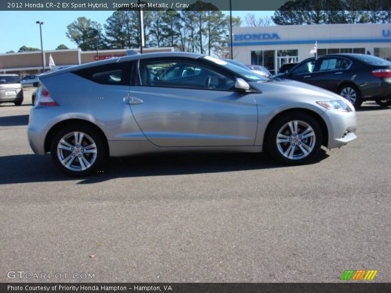 Storm Silver Metallic / Gray 2012 Honda CR-Z EX Sport Hybrid