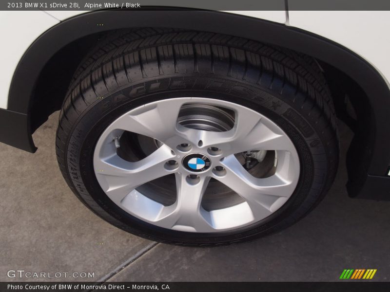Alpine White / Black 2013 BMW X1 sDrive 28i