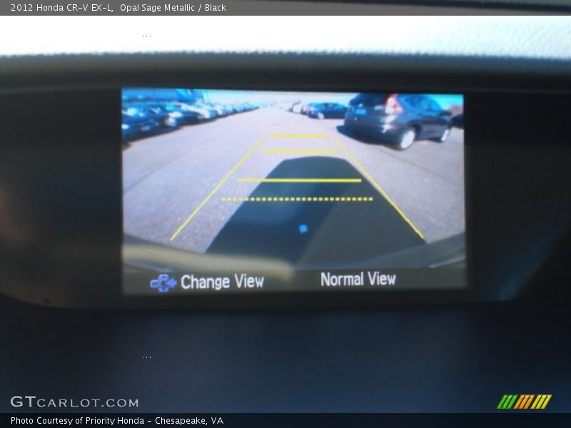 Opal Sage Metallic / Black 2012 Honda CR-V EX-L