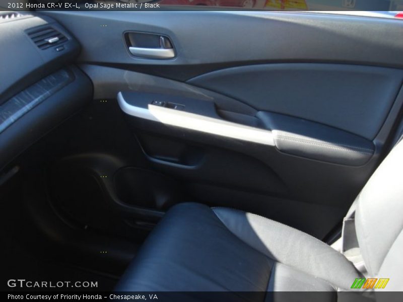 Opal Sage Metallic / Black 2012 Honda CR-V EX-L