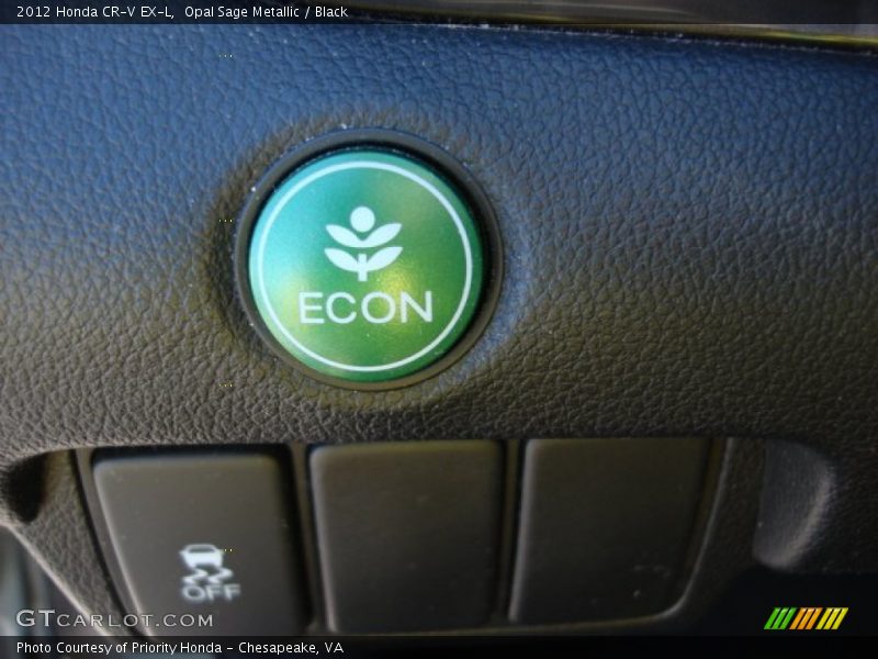 Opal Sage Metallic / Black 2012 Honda CR-V EX-L