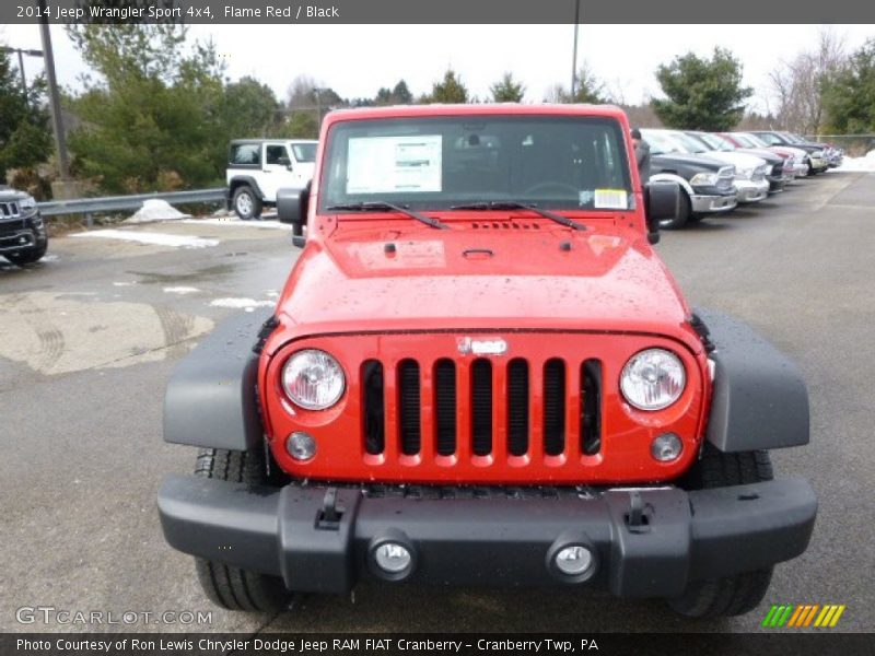 Flame Red / Black 2014 Jeep Wrangler Sport 4x4