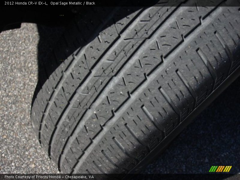 Opal Sage Metallic / Black 2012 Honda CR-V EX-L
