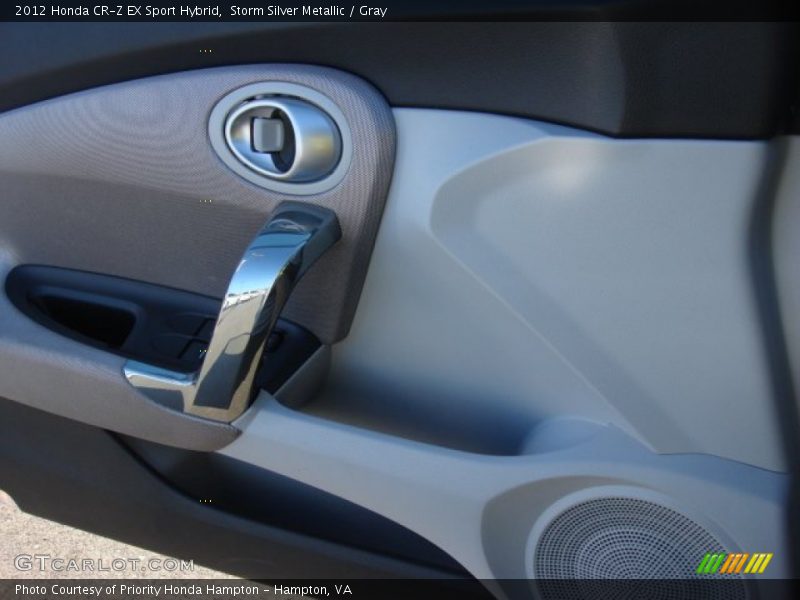 Storm Silver Metallic / Gray 2012 Honda CR-Z EX Sport Hybrid