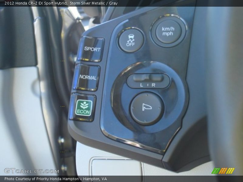 Controls of 2012 CR-Z EX Sport Hybrid