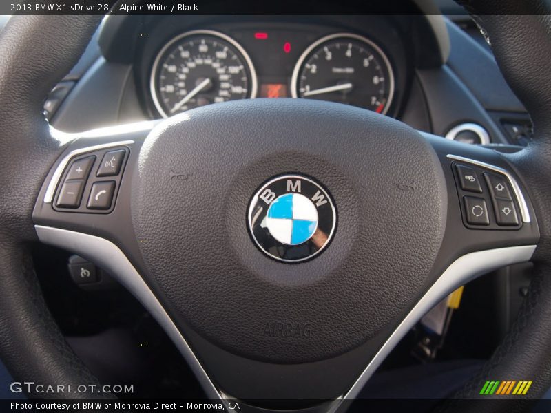 Alpine White / Black 2013 BMW X1 sDrive 28i