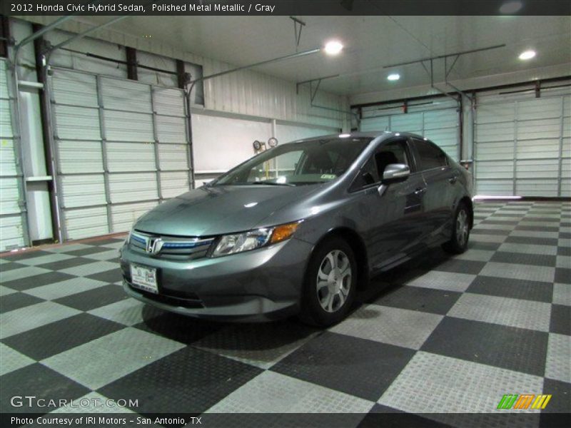 Polished Metal Metallic / Gray 2012 Honda Civic Hybrid Sedan