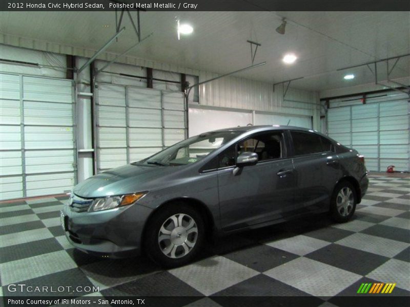 Polished Metal Metallic / Gray 2012 Honda Civic Hybrid Sedan