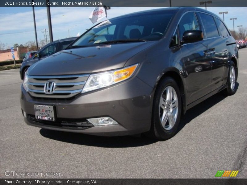 Mocha Metallic / Beige 2011 Honda Odyssey Touring