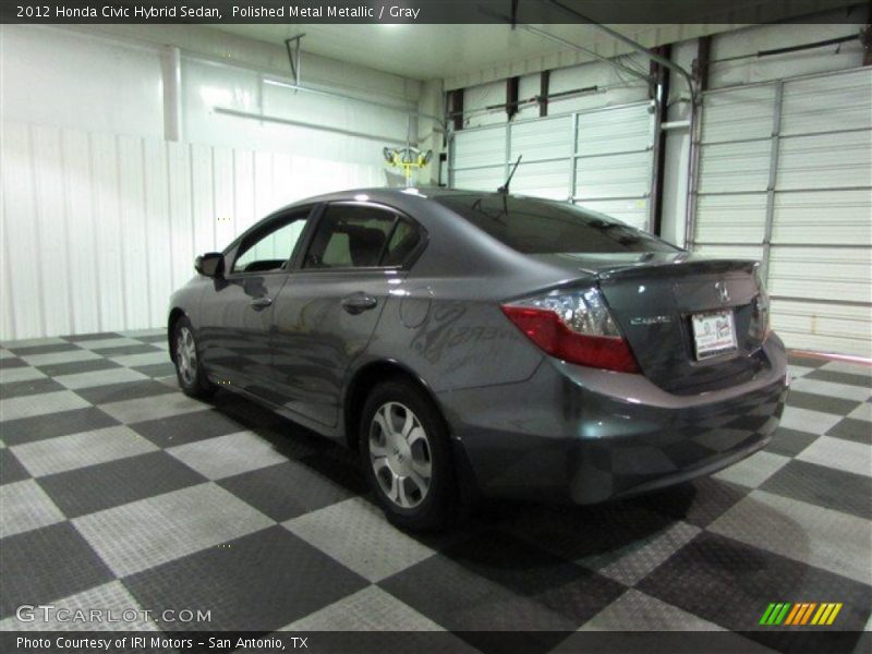 Polished Metal Metallic / Gray 2012 Honda Civic Hybrid Sedan