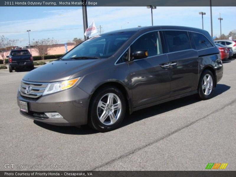 Mocha Metallic / Beige 2011 Honda Odyssey Touring