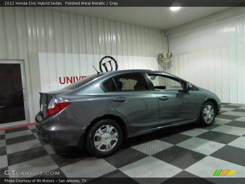 Polished Metal Metallic / Gray 2012 Honda Civic Hybrid Sedan