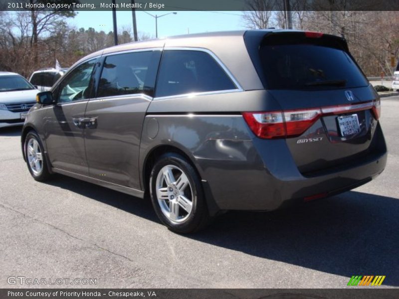 Mocha Metallic / Beige 2011 Honda Odyssey Touring