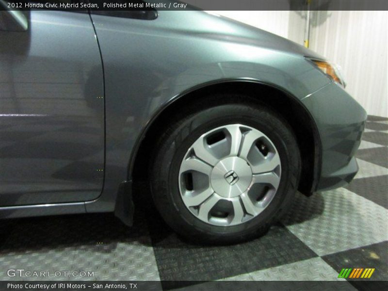 Polished Metal Metallic / Gray 2012 Honda Civic Hybrid Sedan