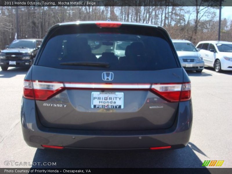 Mocha Metallic / Beige 2011 Honda Odyssey Touring