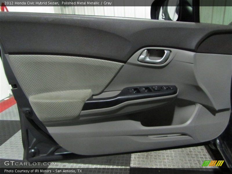 Polished Metal Metallic / Gray 2012 Honda Civic Hybrid Sedan