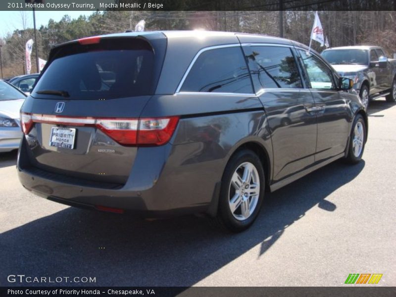 Mocha Metallic / Beige 2011 Honda Odyssey Touring