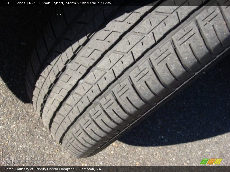 Storm Silver Metallic / Gray 2012 Honda CR-Z EX Sport Hybrid