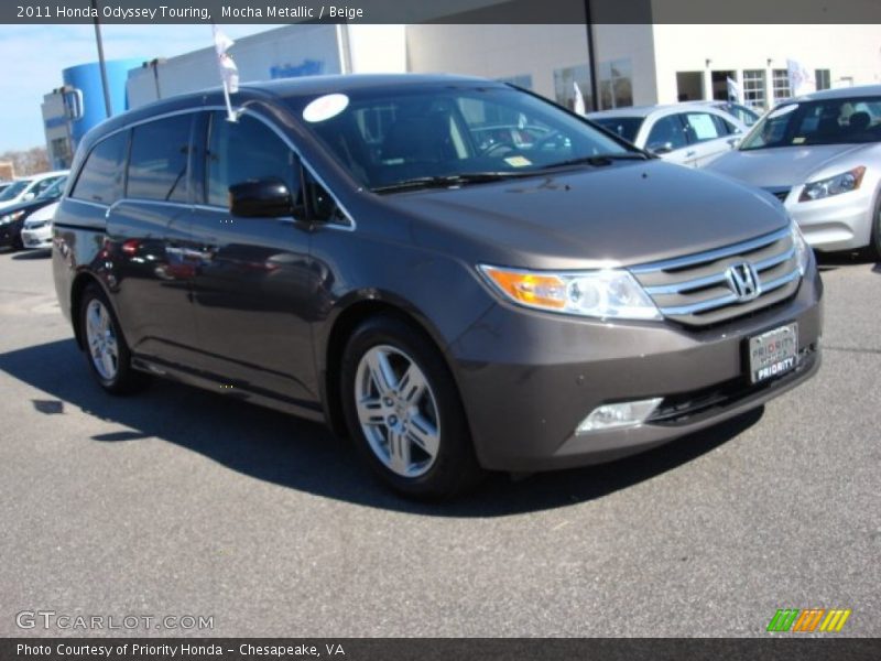 Mocha Metallic / Beige 2011 Honda Odyssey Touring