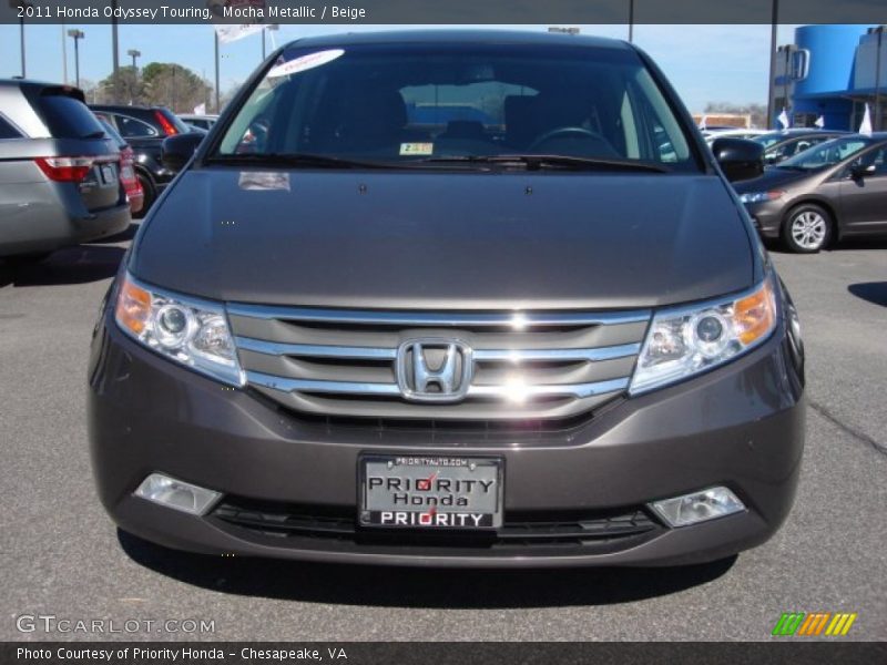 Mocha Metallic / Beige 2011 Honda Odyssey Touring