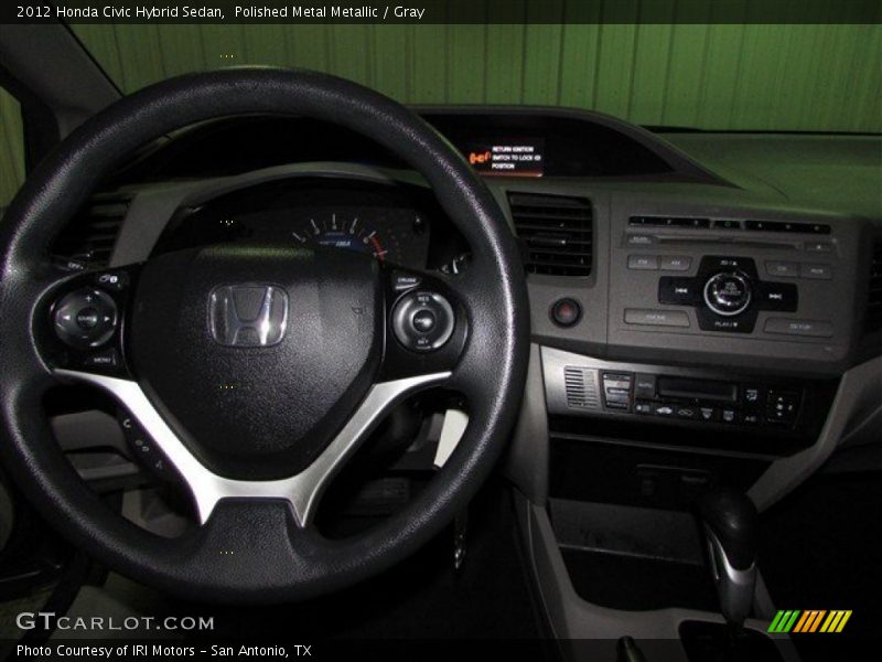 Polished Metal Metallic / Gray 2012 Honda Civic Hybrid Sedan