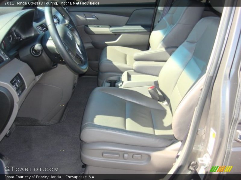 Mocha Metallic / Beige 2011 Honda Odyssey Touring